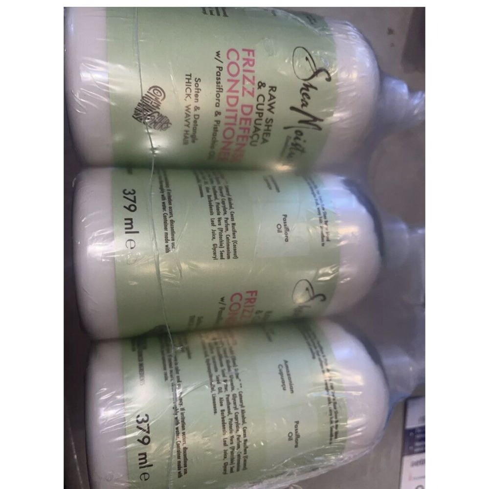 3 Shea Moisture Raw Shea & Cupuacu Frizz Defense Conditioner